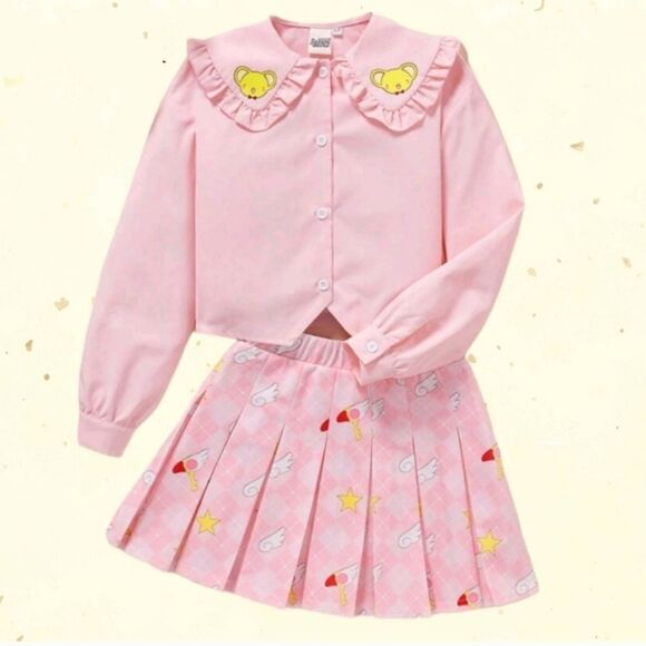 Sakura Cardcaptor Long Sleeve Shirt and Skirt Set - Picture 1 of 5